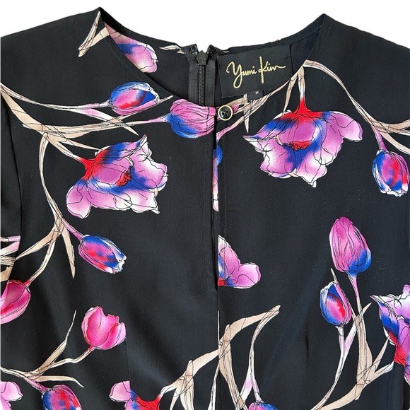 YUMI KIM silk floral dress xs - Picture 3 of 4